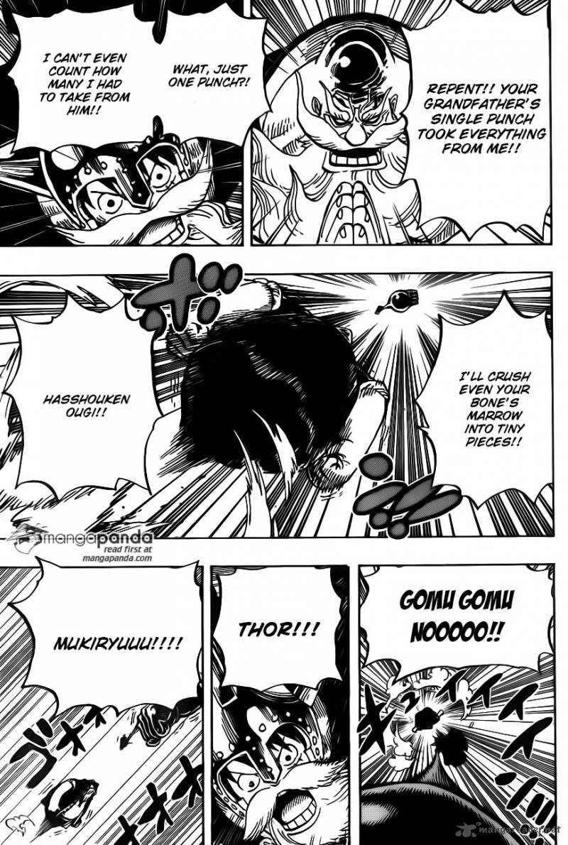 One Piece Chapter 719 - Page 15 in English