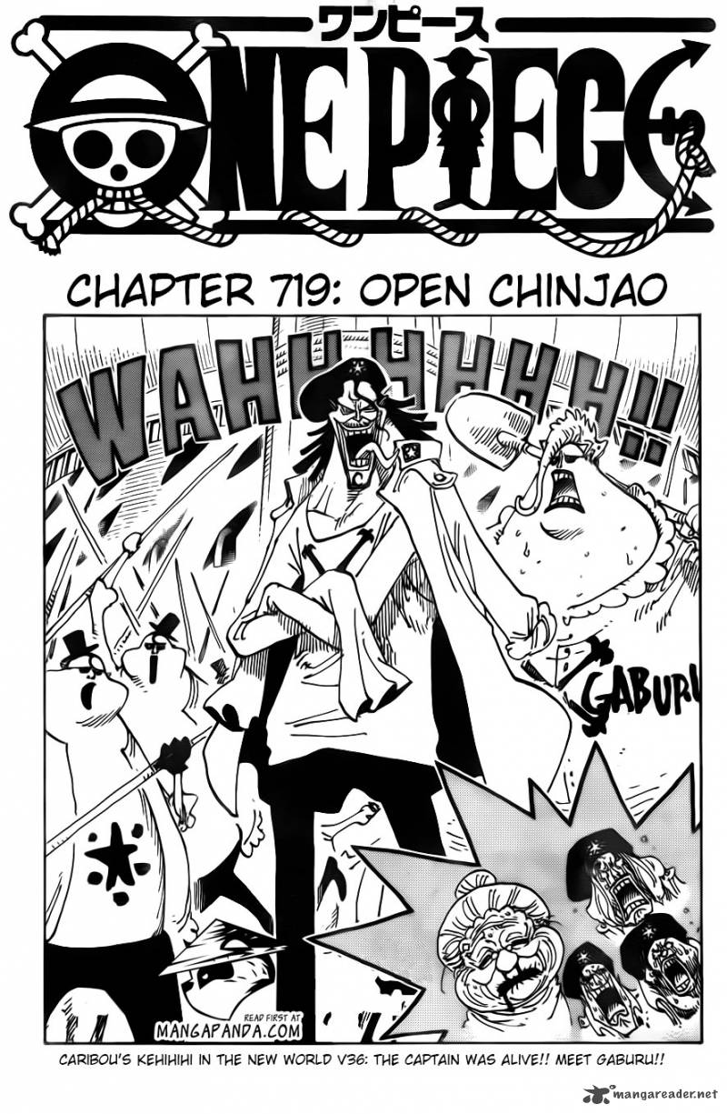 One Piece Chapter 719 - Page 3 in English