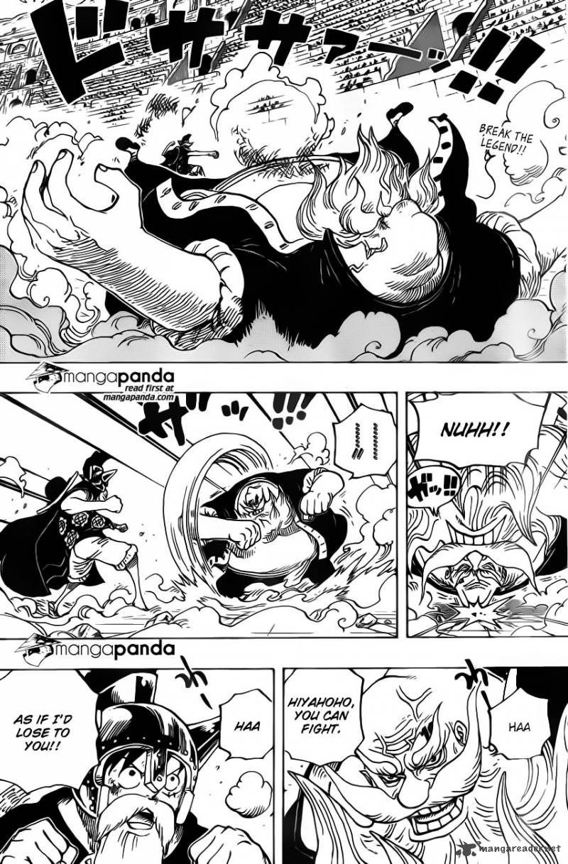 One Piece Chapter 719 - Page 4 in English
