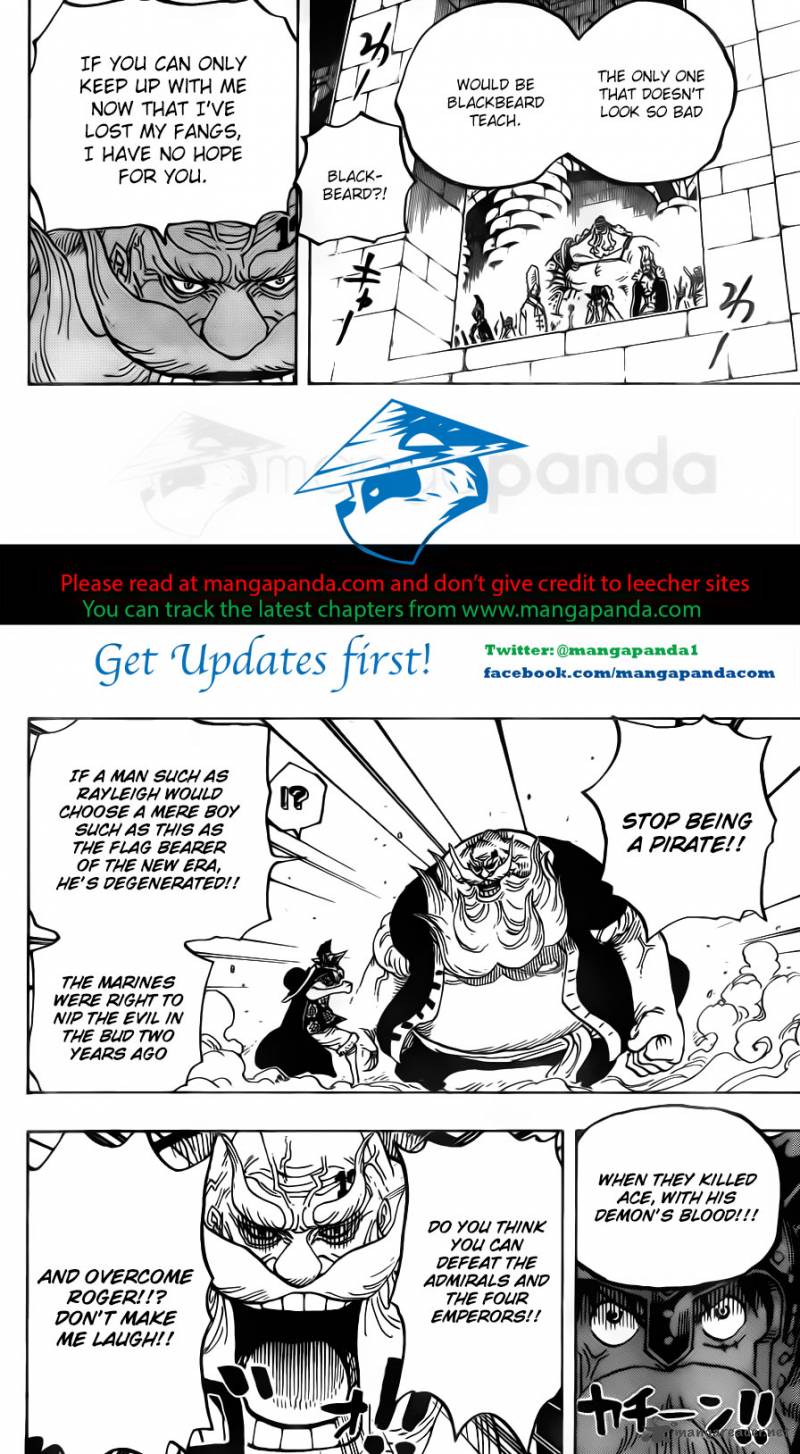 One Piece Chapter 719 - Page 6 in English