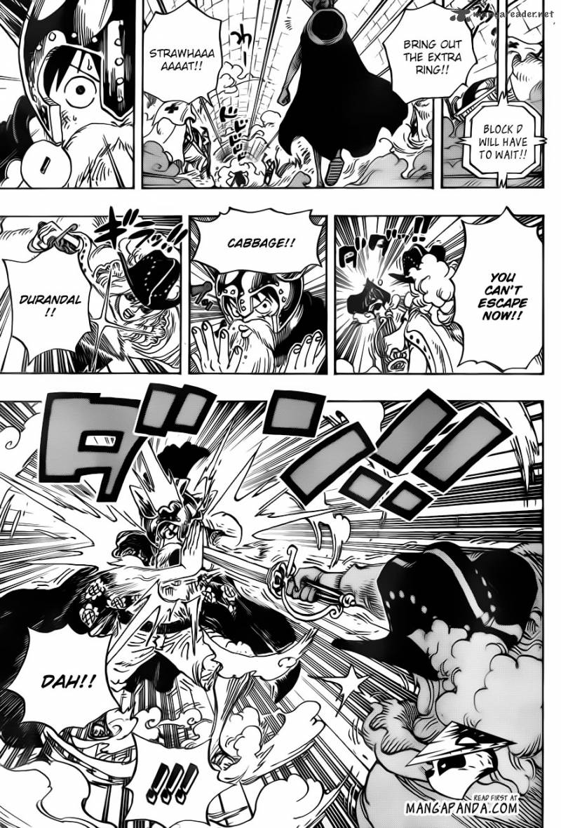 One Piece Chapter 720 - Page 5 in English