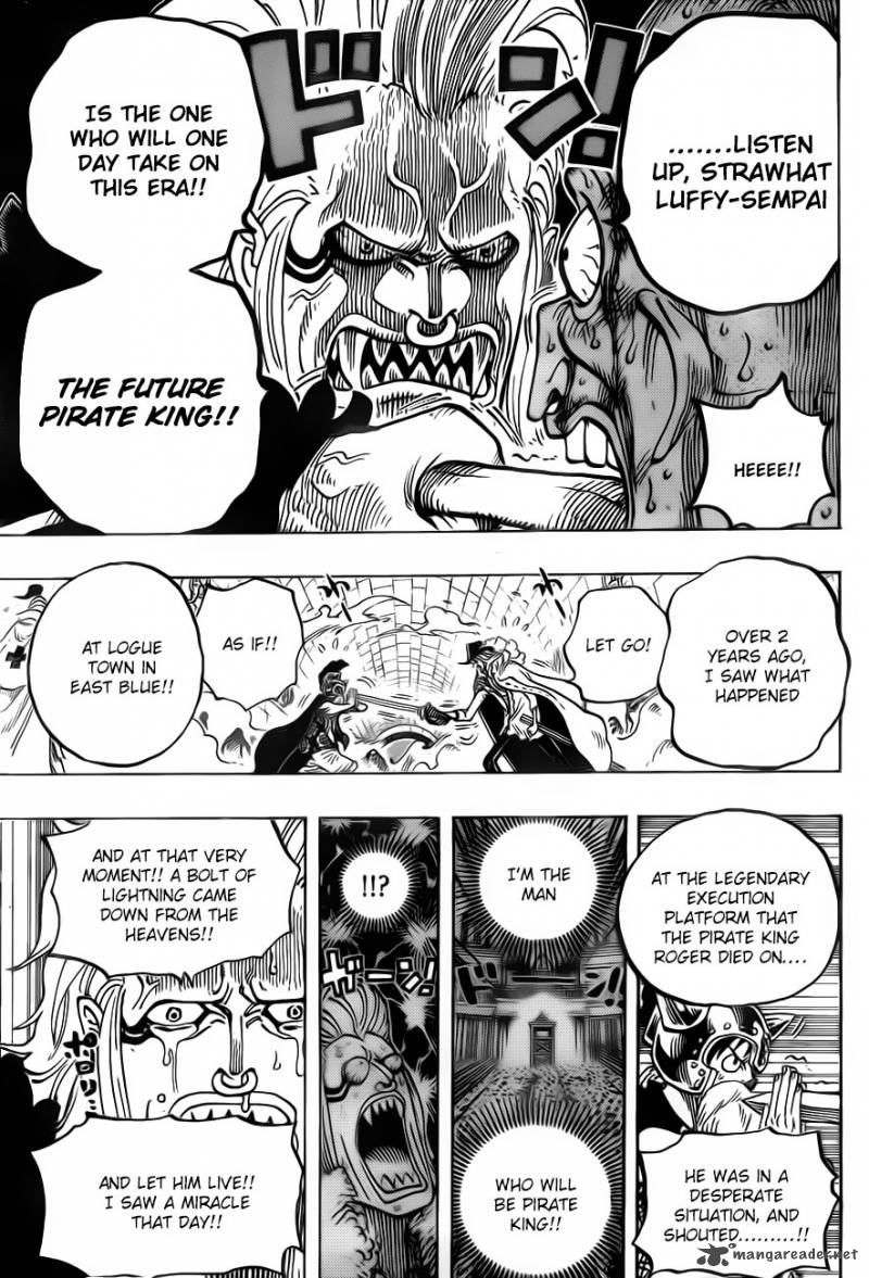 One Piece Chapter 720 - Page 7 in English