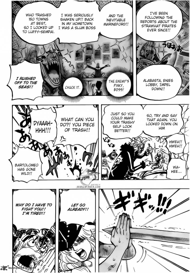 One Piece Chapter 720 - Page 8 in English