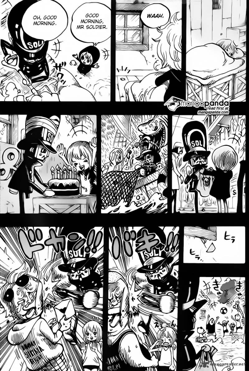 One Piece Chapter 721 - Page 17 in English