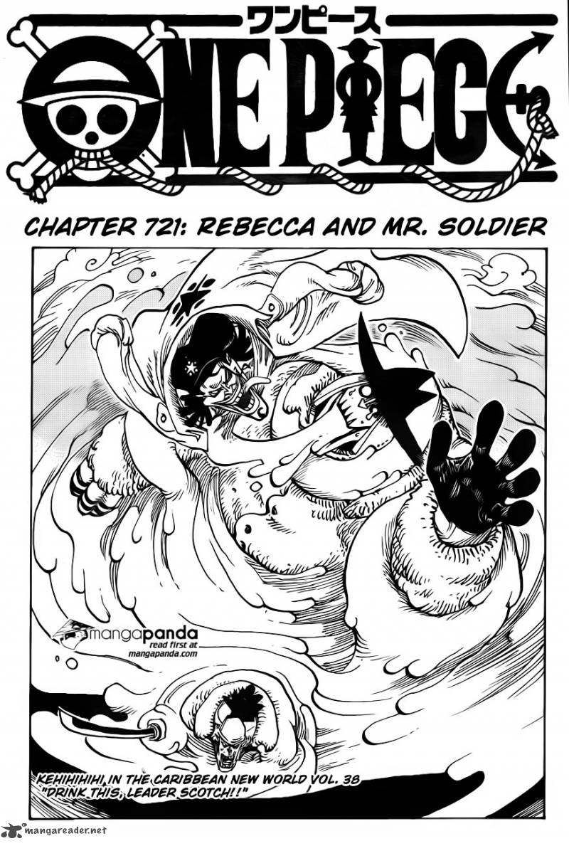 One Piece Chapter 721 - Page 3 in English
