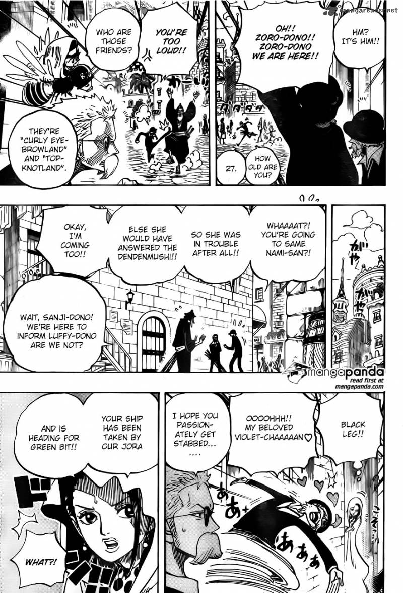 One Piece Chapter 722 - Page 14 in English