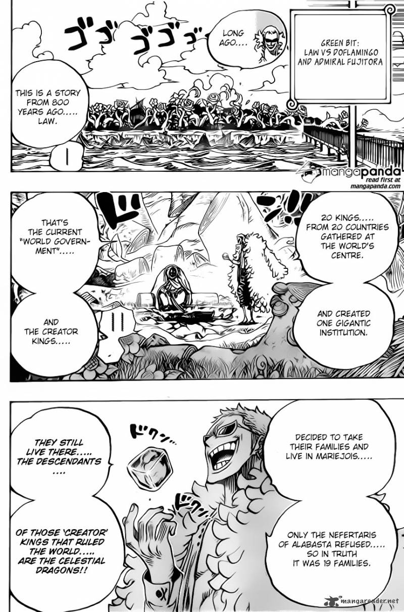 One Piece Chapter 722 - Page 19 in English