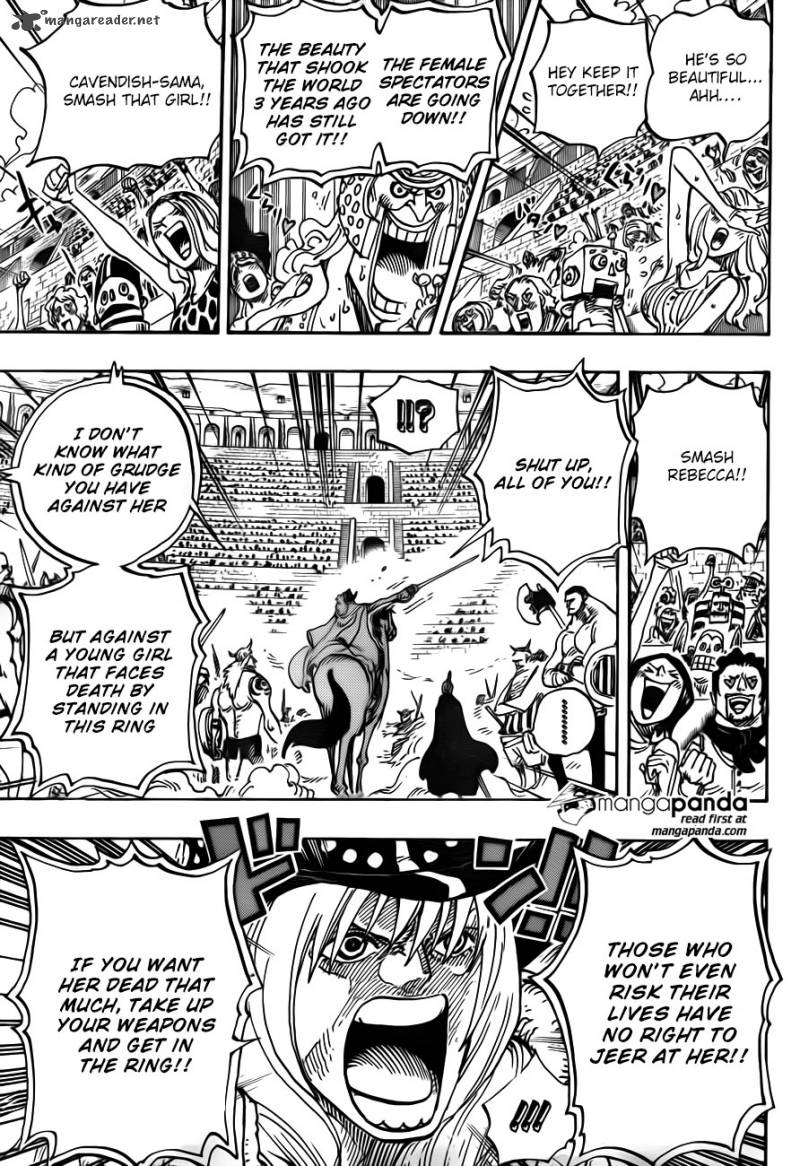 One Piece Chapter 722 - Page 7 in English