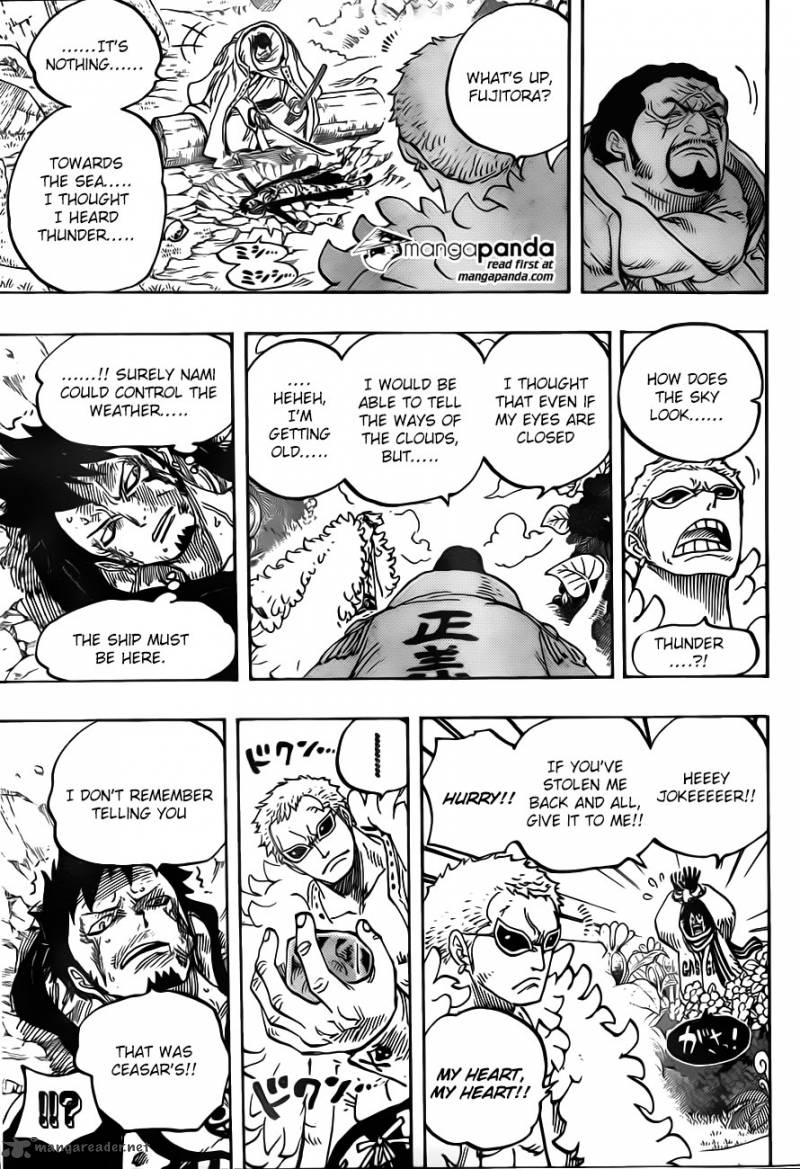 One Piece Chapter 723 - Page 13 in English