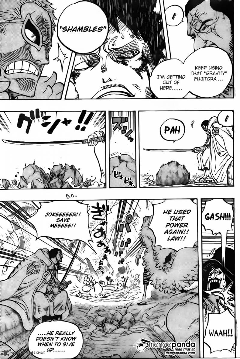 One Piece Chapter 723 - Page 15 in English