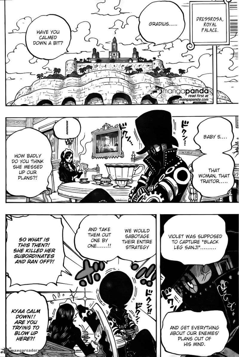 One Piece Chapter 723 - Page 6 in English