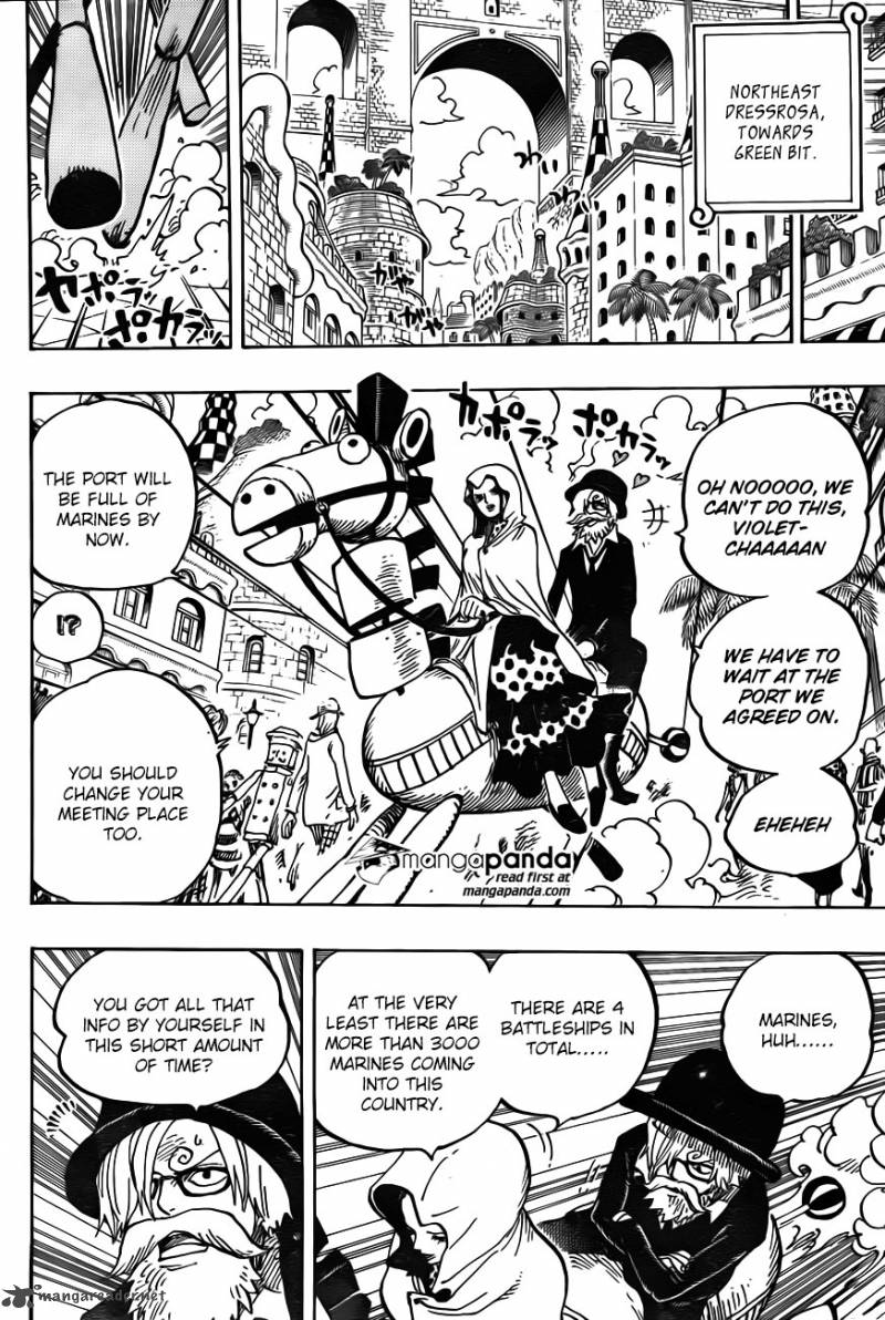 One Piece Chapter 723 - Page 8 in English