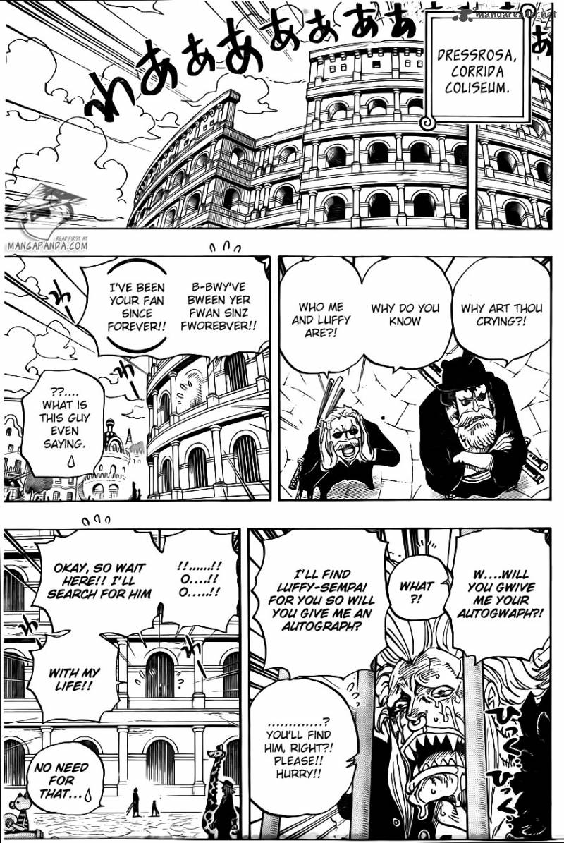 One Piece Chapter 725 - Page 11 in English