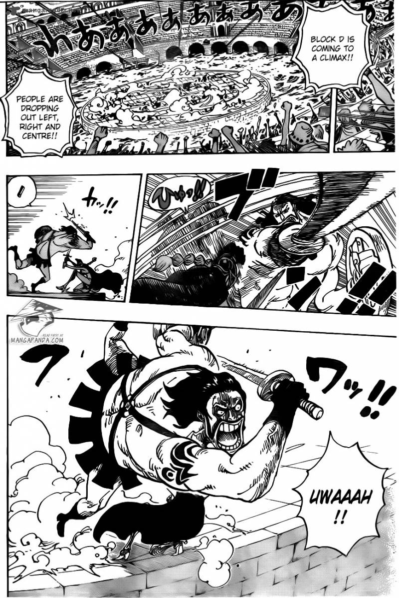 One Piece Chapter 725 - Page 12 in English