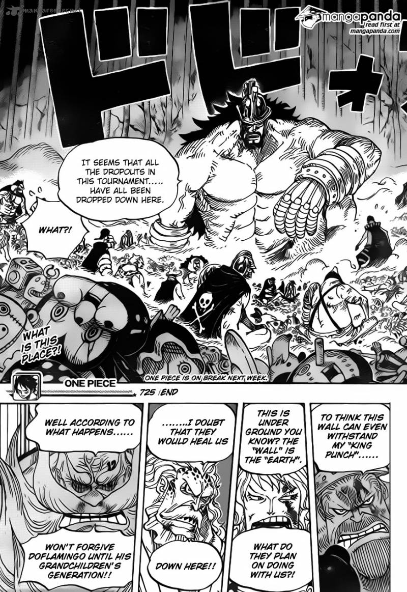 One Piece Chapter 725 - Page 19 in English