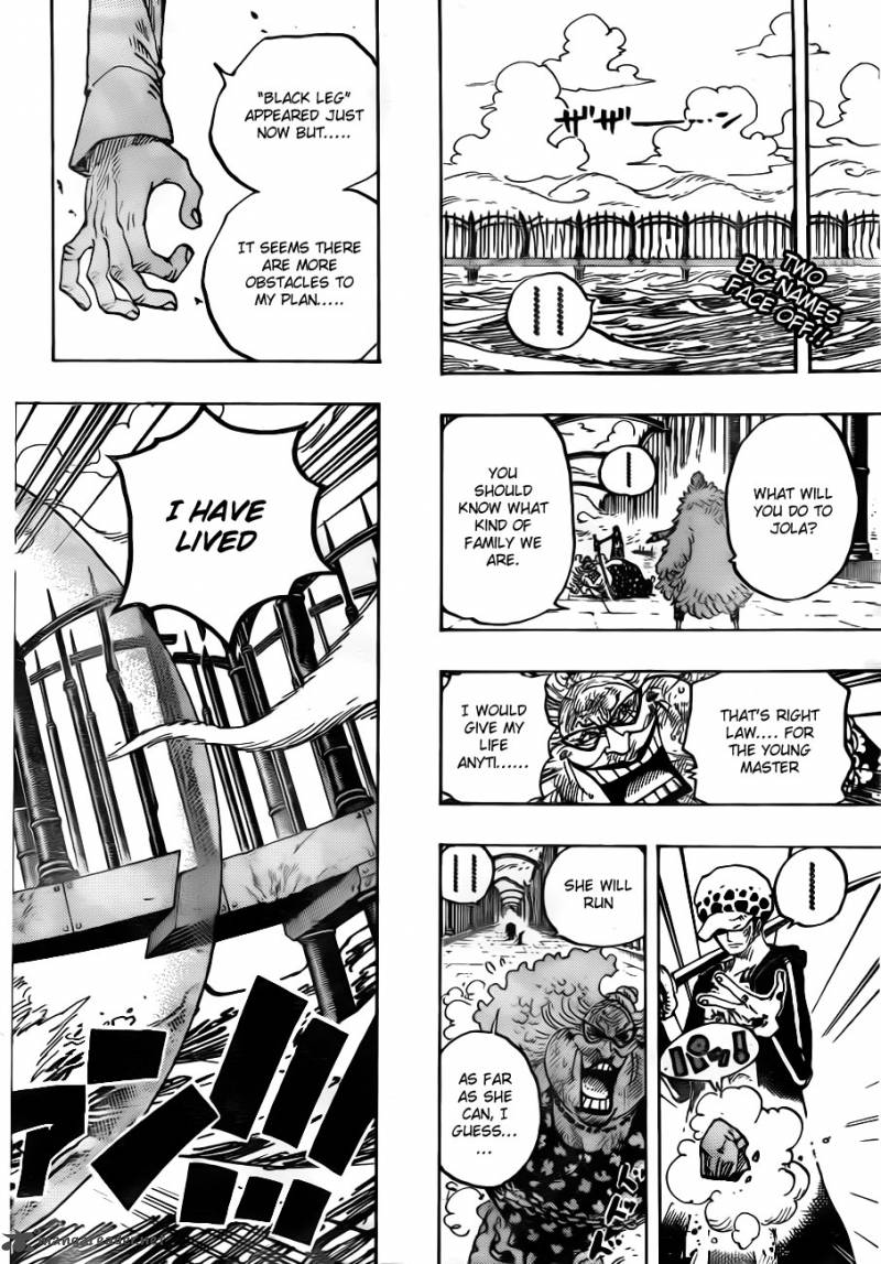 One Piece Chapter 725 - Page 4 in English