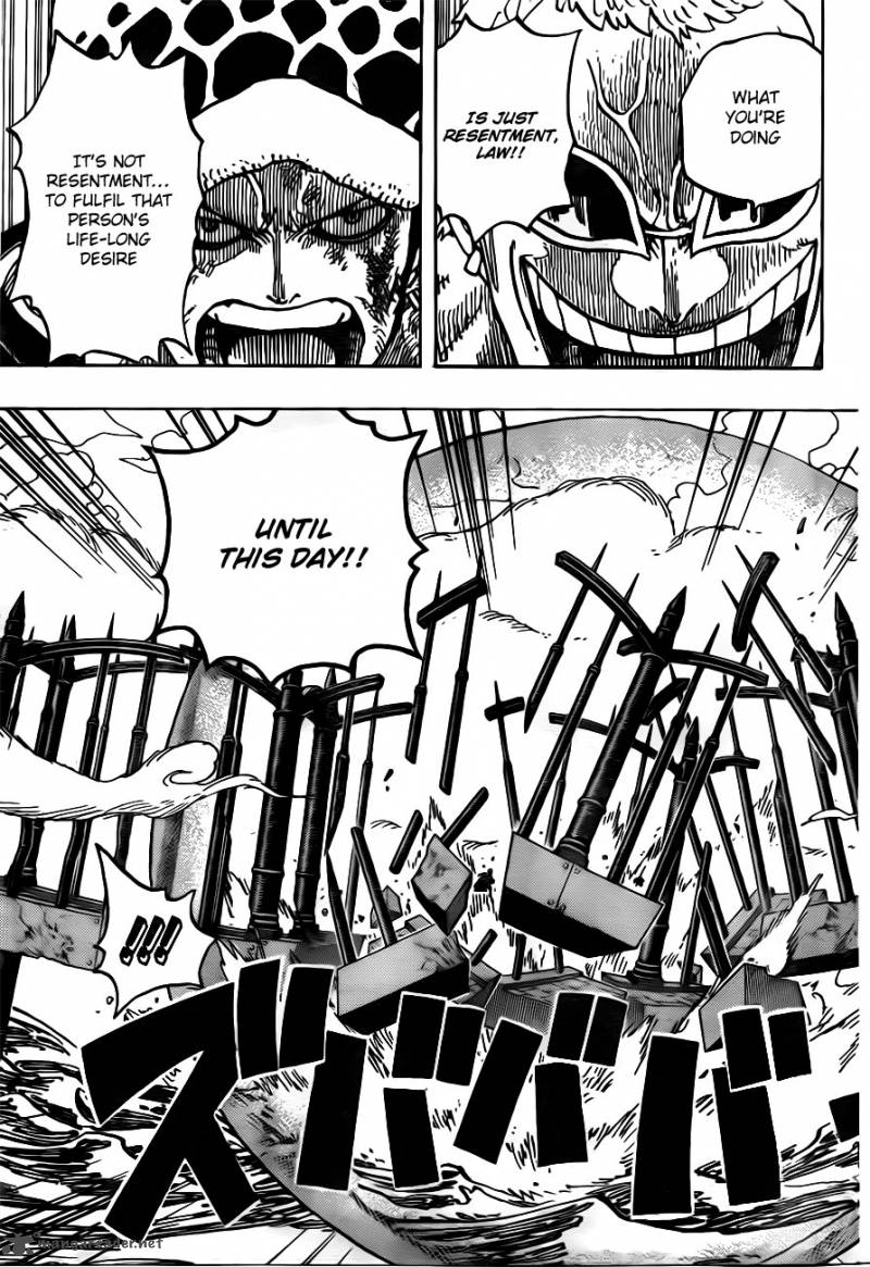 One Piece Chapter 725 - Page 5 in English