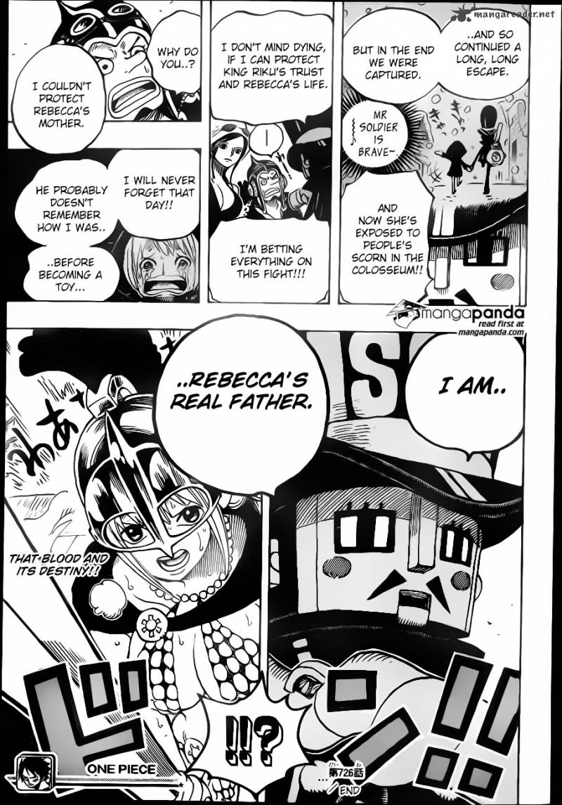 One Piece Chapter 726 - Page 19 in English