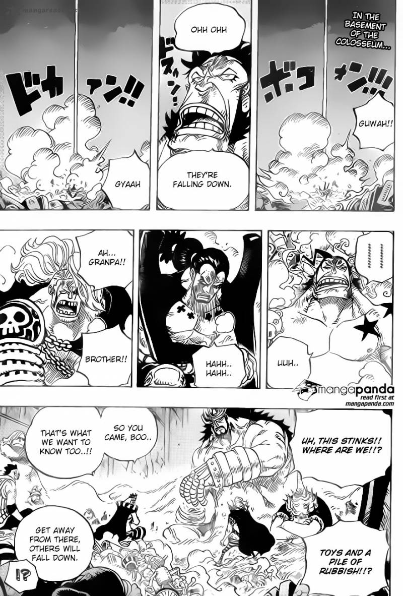 One Piece Chapter 726 - Page 3 in English