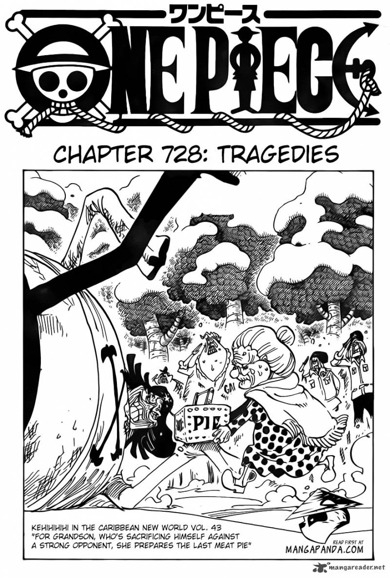 One Piece Chapter 728 - Page 3 in English