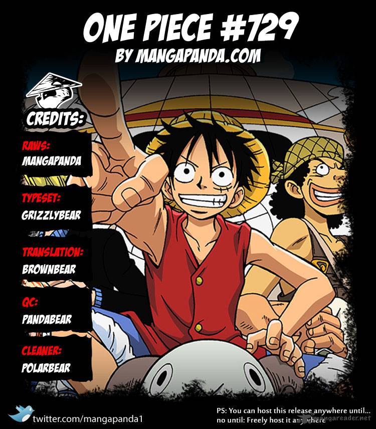 One Piece Chapter 729 - Page 21 in English