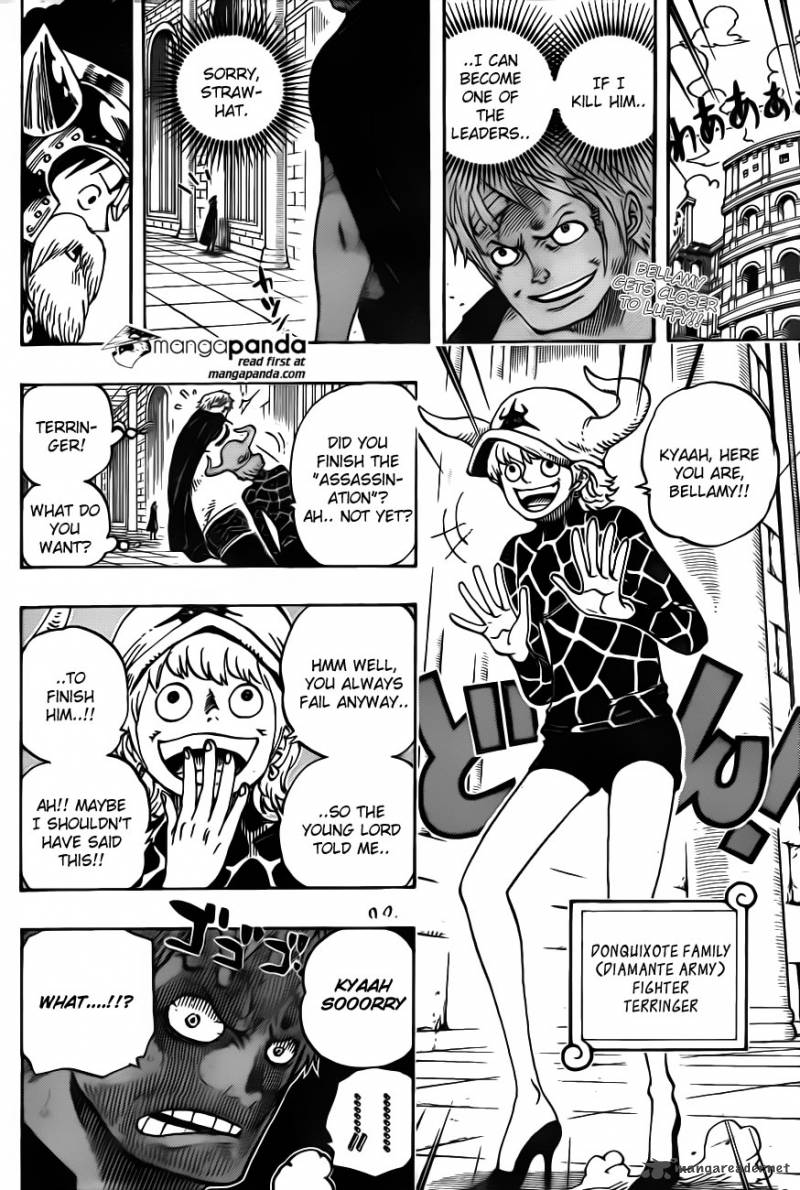 One Piece Chapter 729 - Page 4 in English
