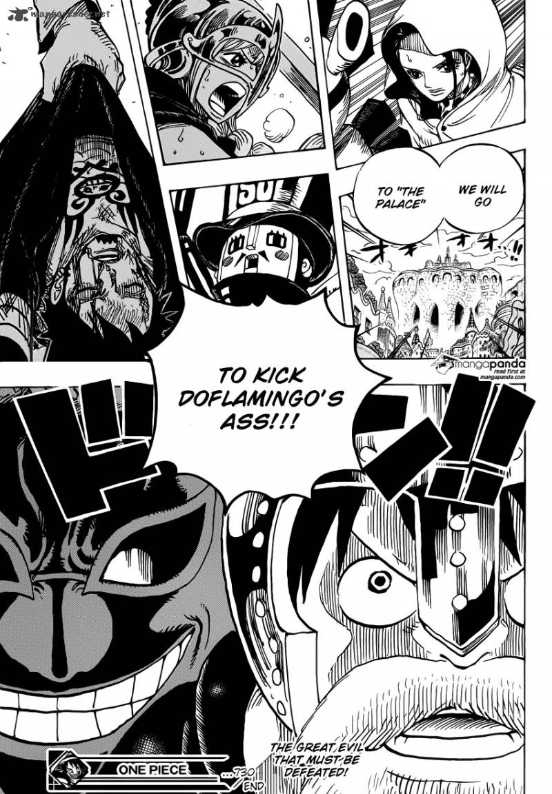 One Piece Chapter 730 - Page 19 in English