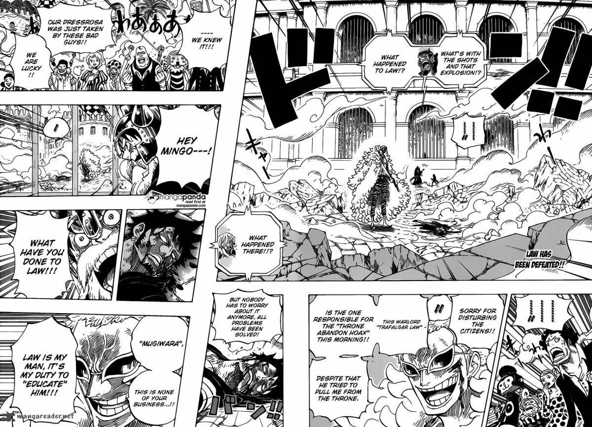 One Piece Chapter 730 - Page 4 in English