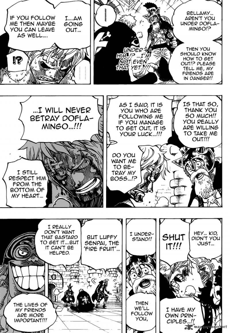 One Piece Chapter 731 - Page 13 in English