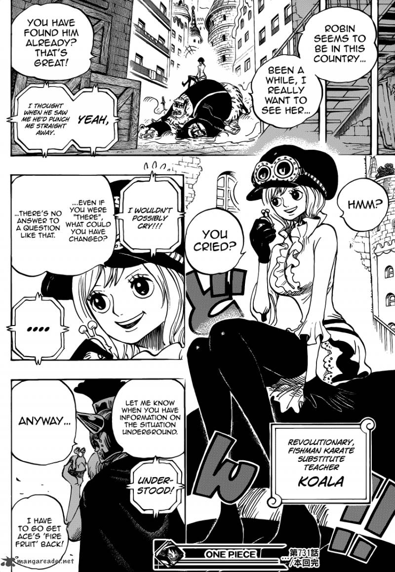 One Piece Chapter 731 - Page 18 in English