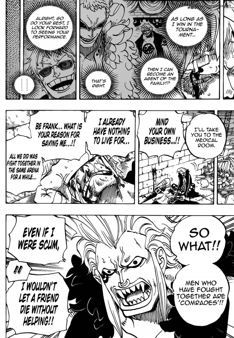 One Piece Chapter 731 - Page 4 in English