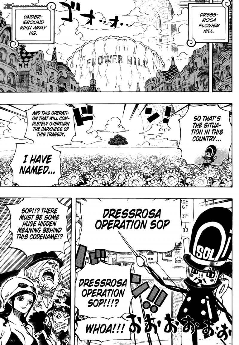 One Piece Chapter 731 - Page 5 in English