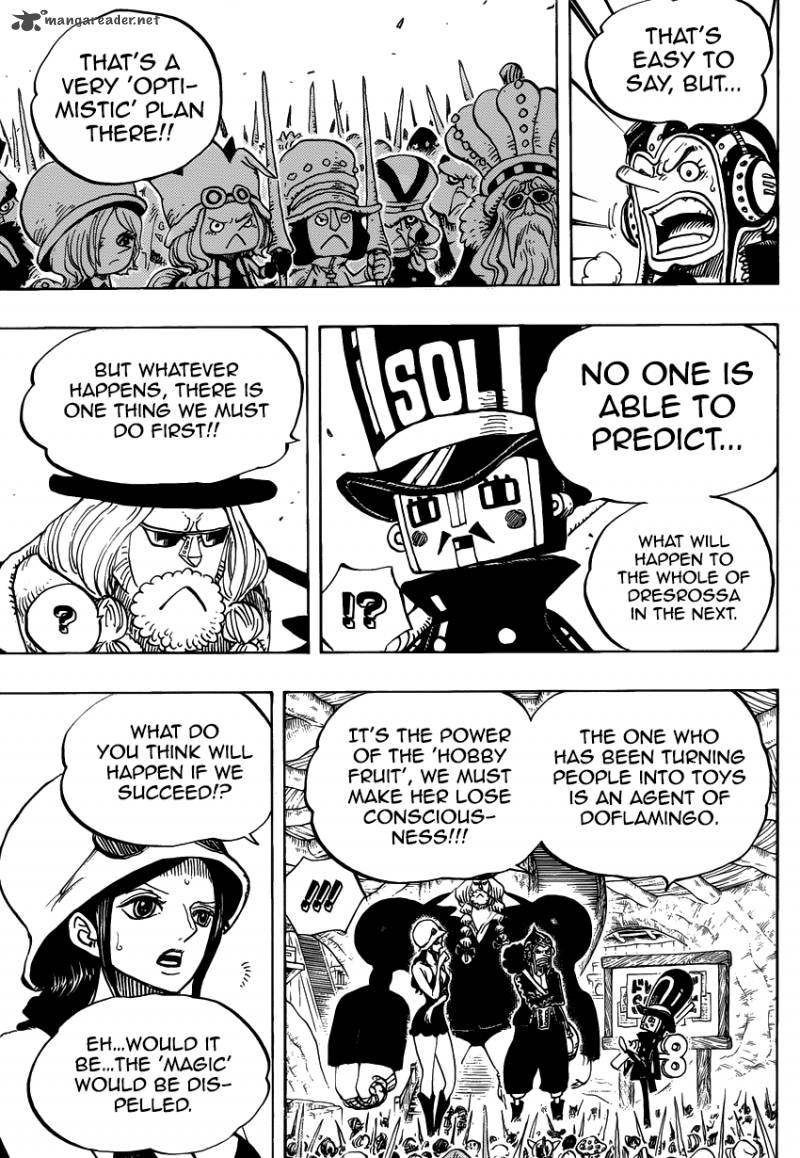 One Piece Chapter 731 - Page 7 in English