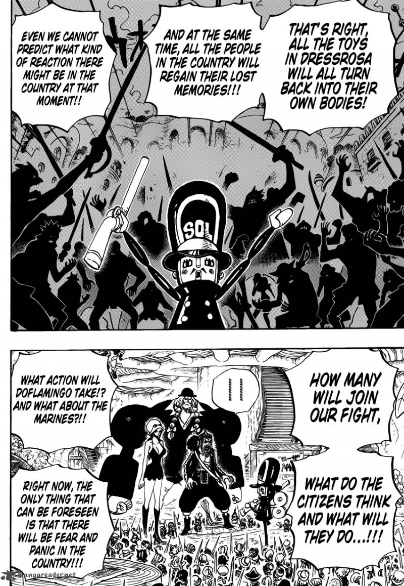 One Piece Chapter 731 - Page 8 in English