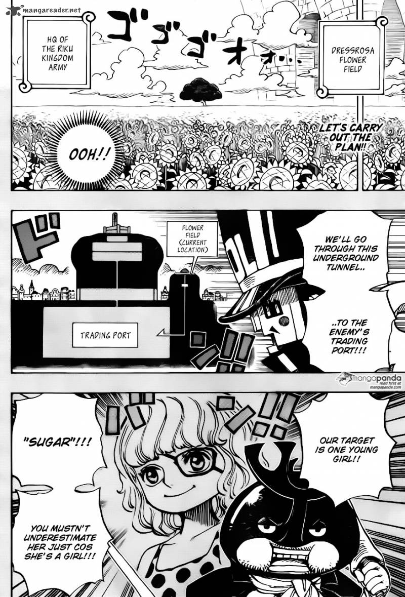 One Piece Chapter 732 - Page 4 in English
