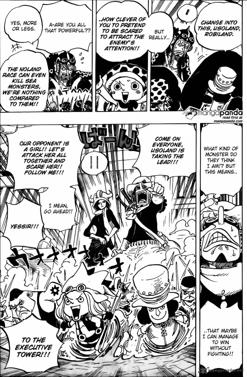 One Piece Chapter 733 - Page 10 in English