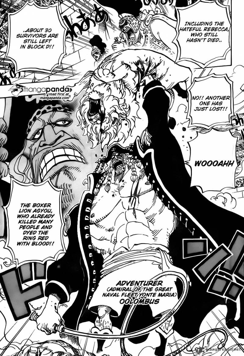 One Piece Chapter 733 - Page 4 in English