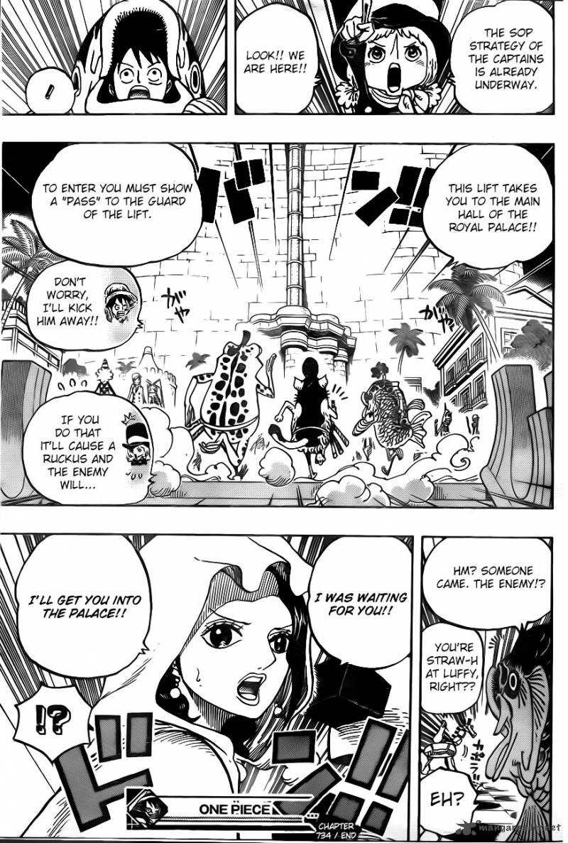 One Piece Chapter 734 - Page 20 in English