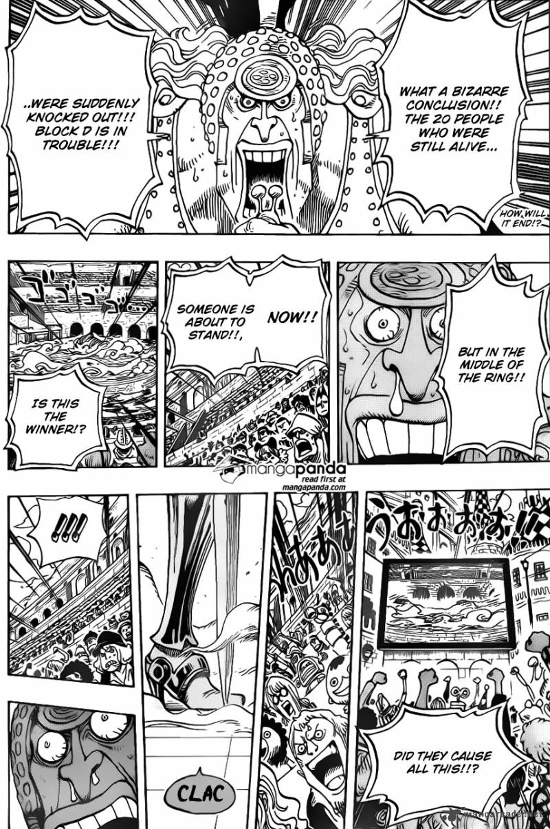 One Piece Chapter 734 - Page 4 in English