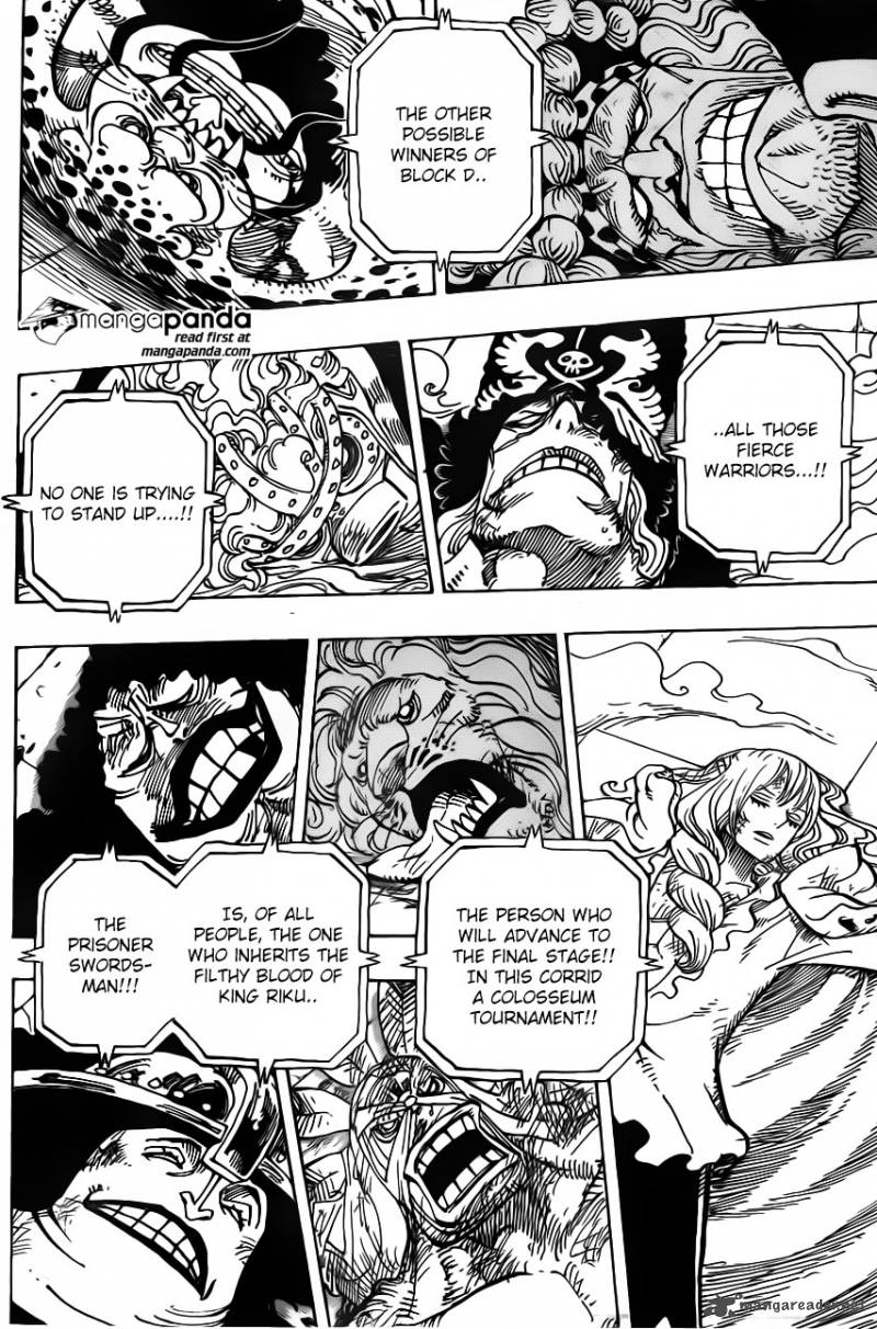 One Piece Chapter 734 - Page 6 in English