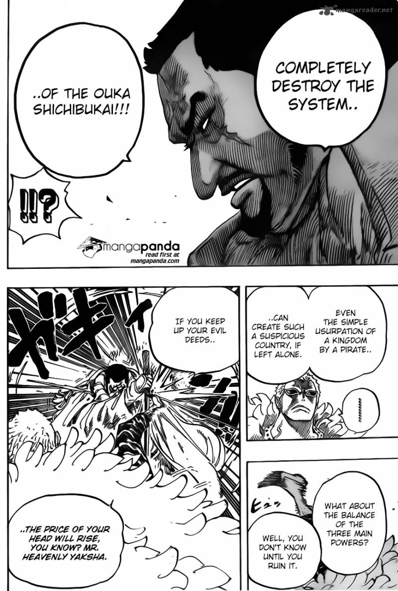 One Piece Chapter 735 - Page 18 in English