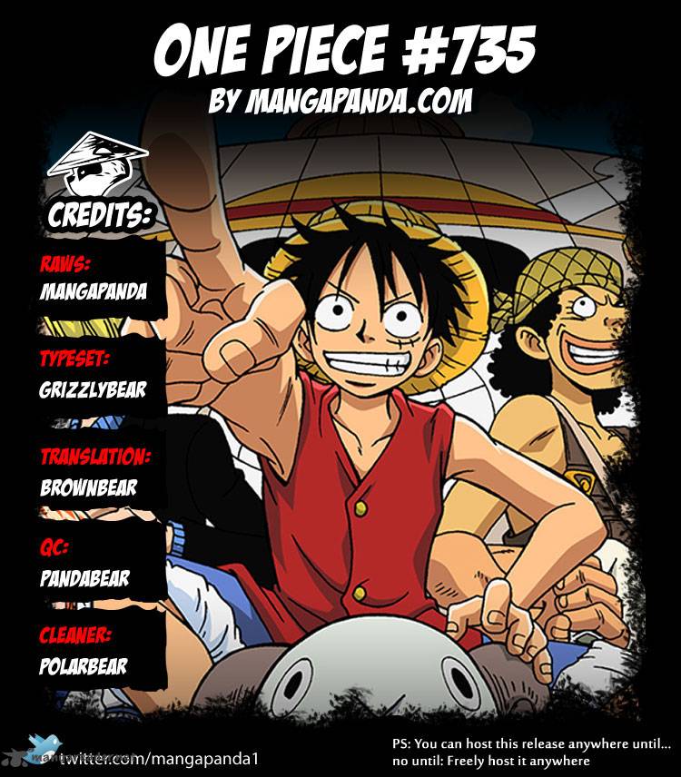 One Piece Chapter 735 - Page 23 in English