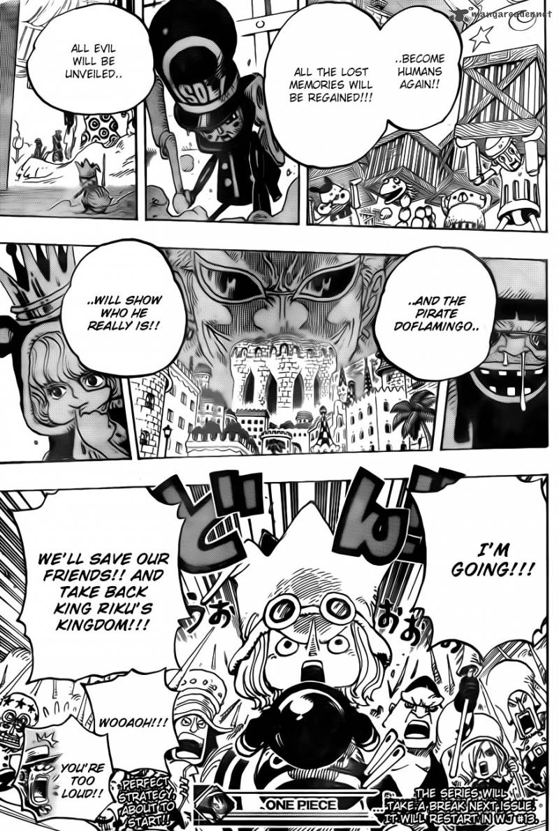 One Piece Chapter 737 - Page 19 in English