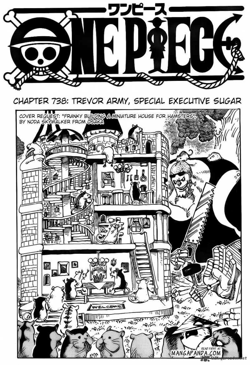 One Piece Chapter 738 - Page 3 in English