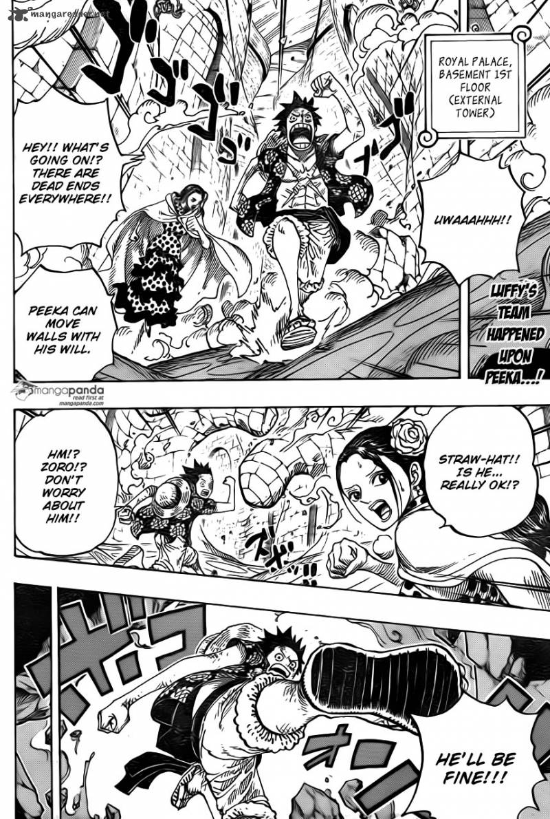 One Piece Chapter 740 - Page 4 in English