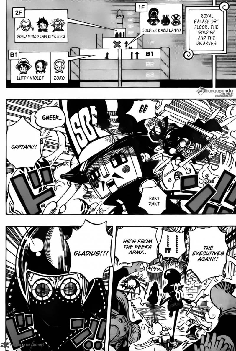 One Piece Chapter 740 - Page 6 in English