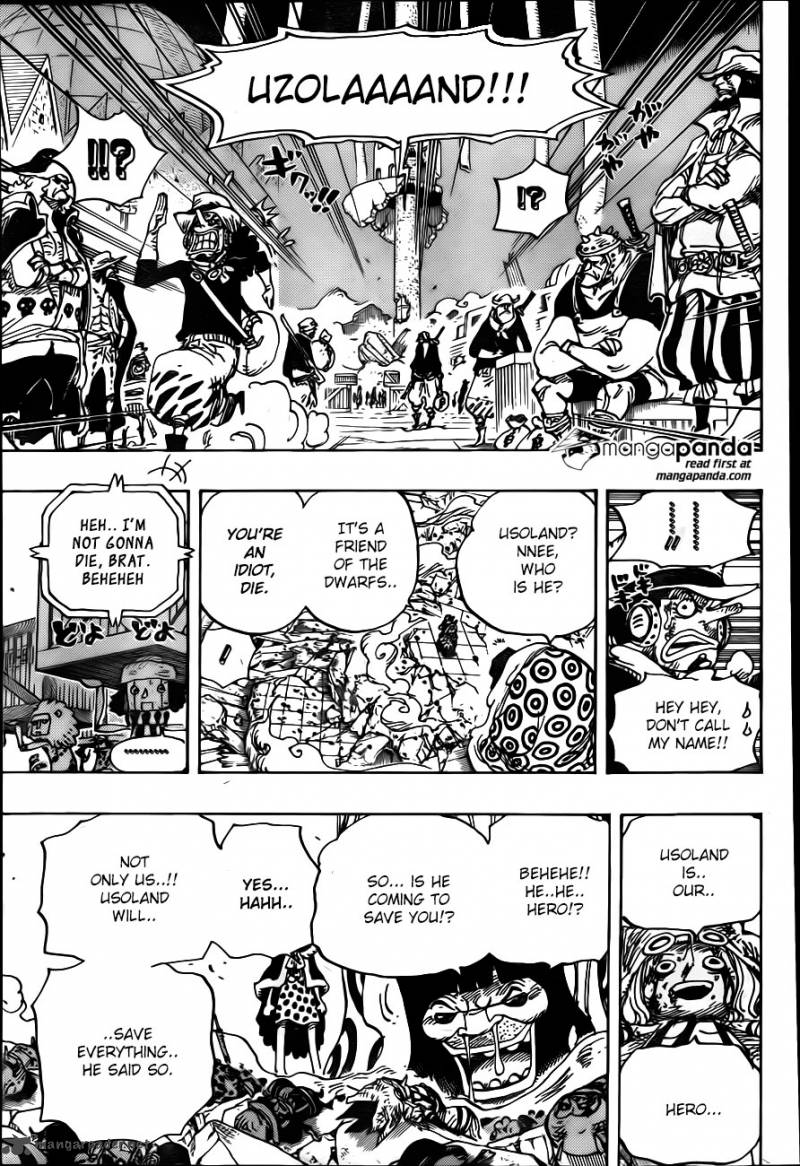 One Piece Chapter 741 - Page 4 in English