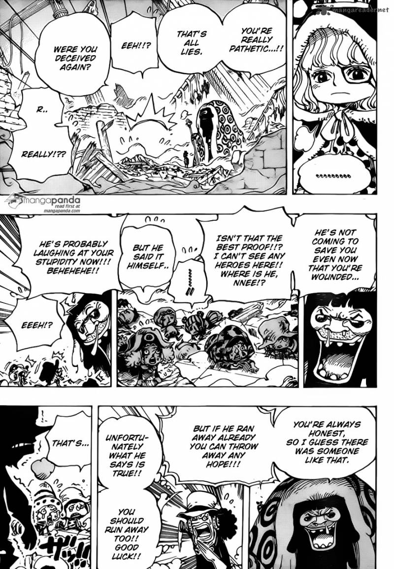 One Piece Chapter 741 - Page 6 in English