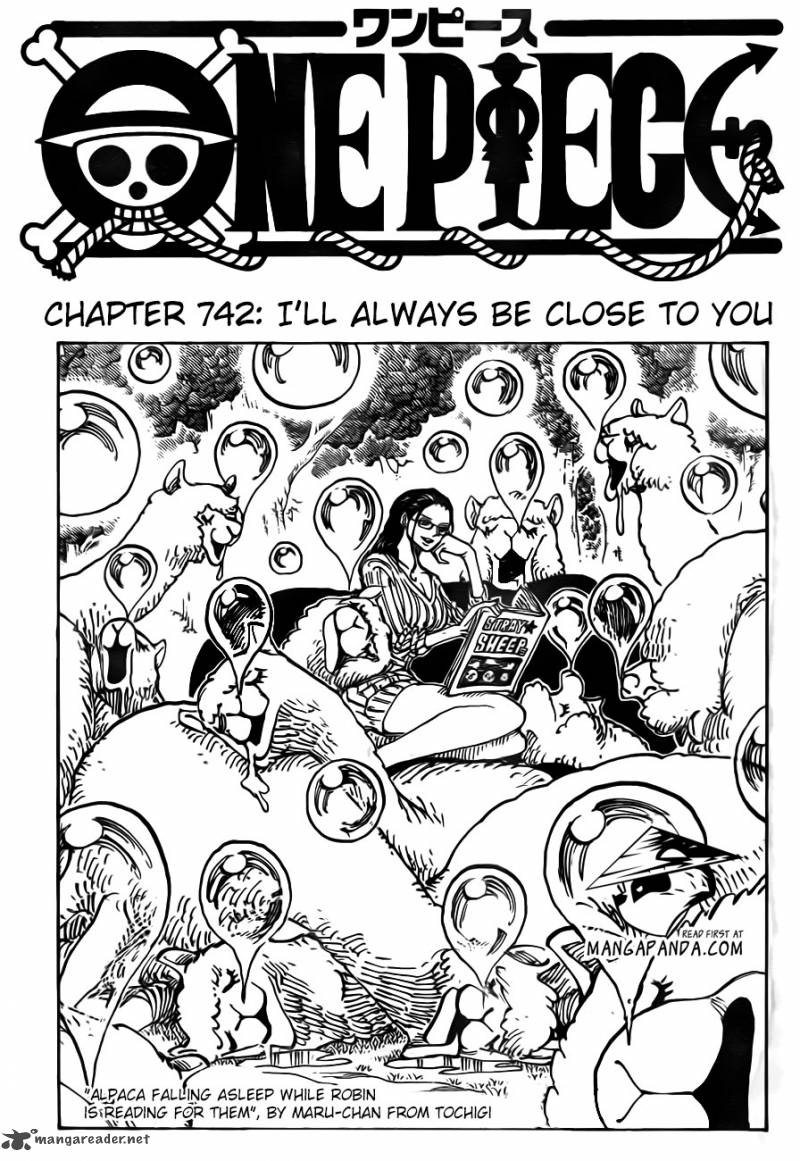 One Piece Chapter 742 - Page 3 in English