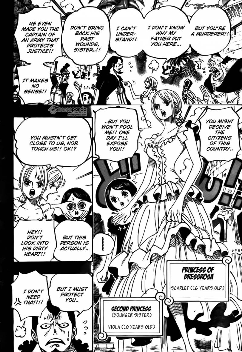 One Piece Chapter 742 - Page 6 in English